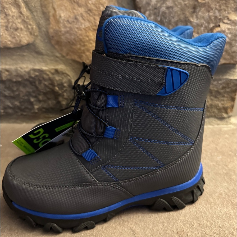 Boys DSG Gray and Blue Winter Boots